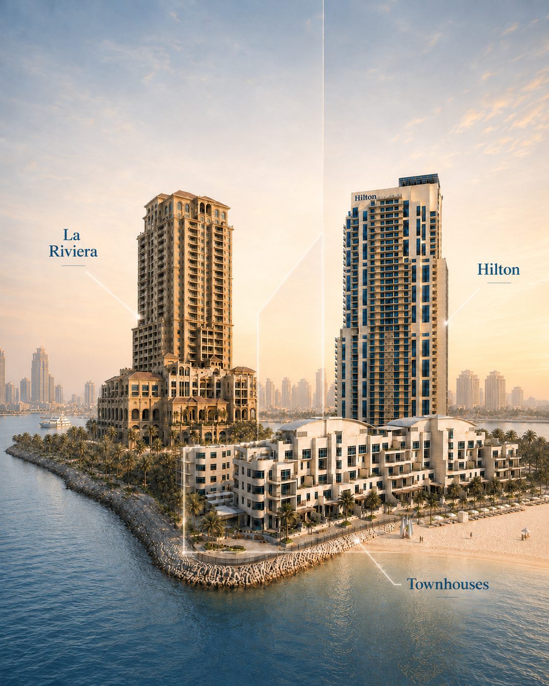 First Qatar leadership overlooking the sea